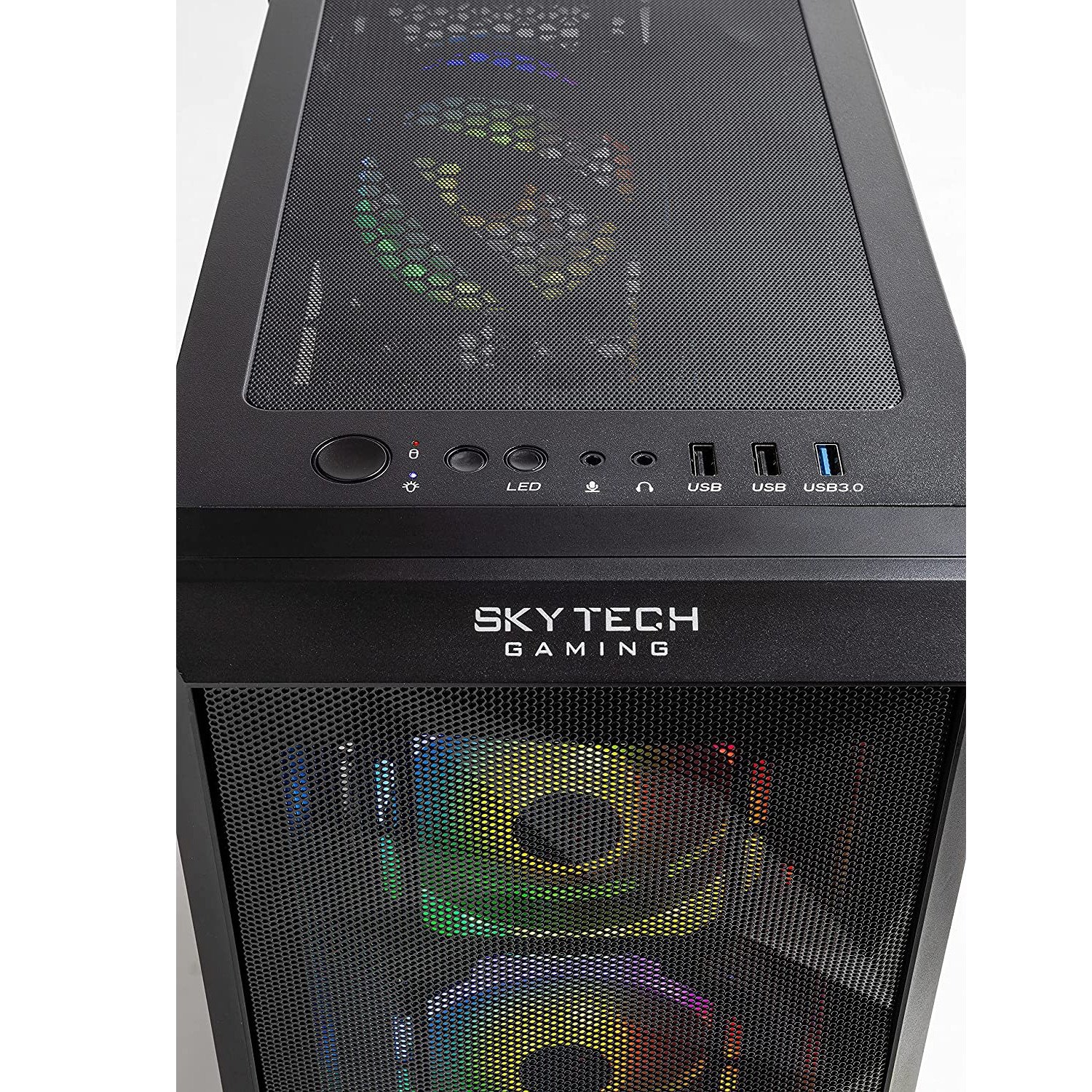 Skytech Chronos Mini Gaming Pc Desktop- AMD Ryzen 3 1200 4-Core