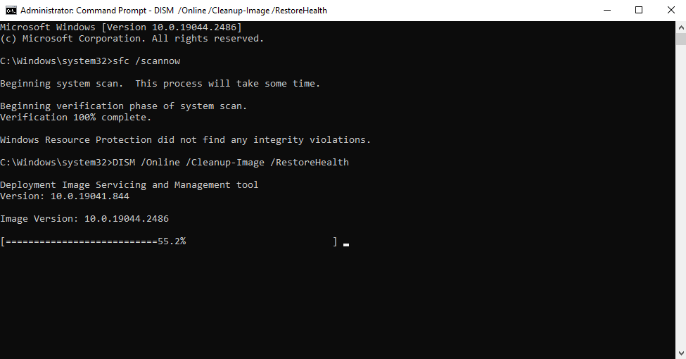Clean your PC - digital - sfc /scannow and DISM /Online /Cleanup-Image /RestoreHealth commands in cmd prompt window.