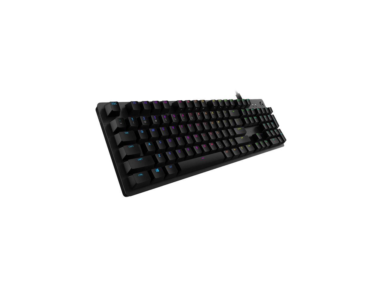 Logitech G512 REVIEW Mechanical Gaming Keyboard NEW Carbon GX Blue Switch 