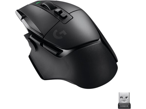 Logitech G502 X LIGHTSPEED Wireless Gaming Mouse - Optical mouse with LIGHTFORCE hybrid optical-mechanical switches