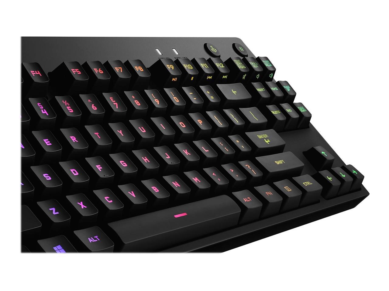 Logitech G PRO Mechanical Gaming Keyboard, Ultra Portable Tenkeyless  Design, Detachable Micro USB Cable, 16.8 Million Color LIGHTSYNC RGB  Backlit Keys