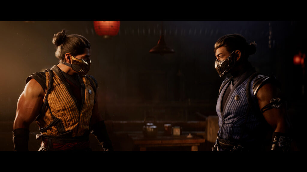 Mortal Kombat 1 PC requirements - two characters standing facing each other