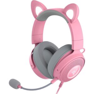 Razer Kraken Kitty V2 Pro Wired RGB Headset: Interchangeable Ears (Kitty