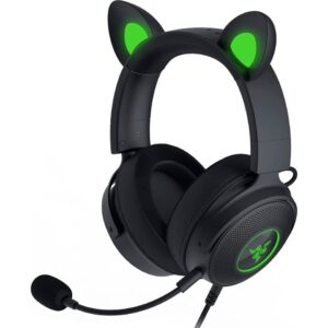 Razer Kraken Kitty V2 Pro Wired RGB Headset: Interchangeable Ears (Kitty